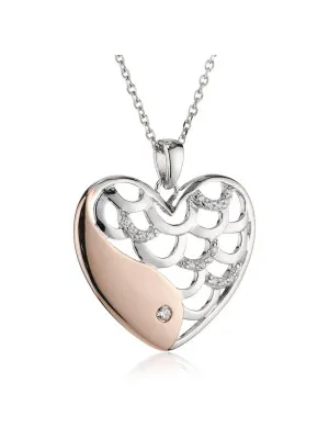 Argent Collier avec pendentif ZH-4797