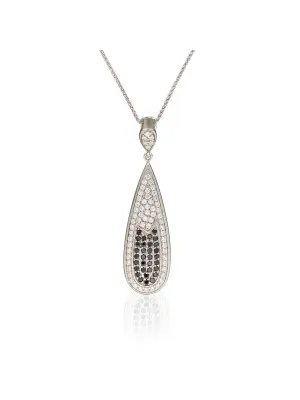 Argent Collier avec pendentif ZH-4798