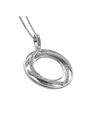 Argent Collier avec pendentif ZH-4804