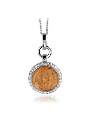 Argent Collier avec pendentif ZH-4820/1