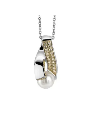Argent Collier avec pendentif ZH-4821