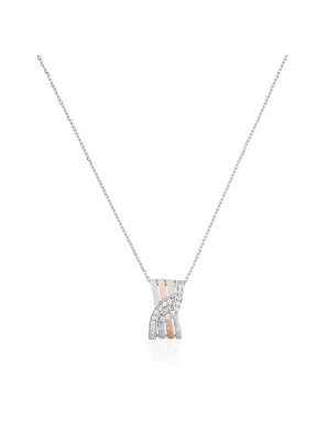Argent Collier avec pendentif ZH-4831