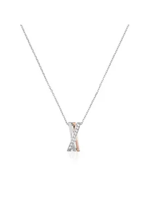 Argent Collier avec pendentif ZH-4832
