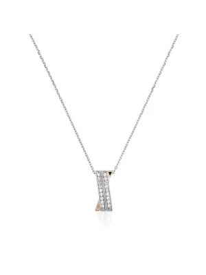 Argent Collier avec pendentif ZH-4833