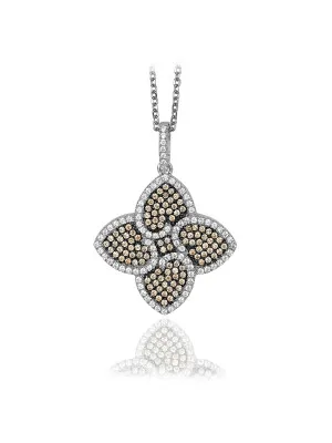 Argent Collier avec pendentif ZH-4837