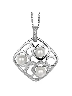 Argent Collier avec pendentif ZH-4846