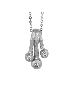 Argent Collier avec pendentif ZH-4847