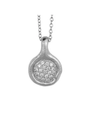 Argent Collier avec pendentif ZH-4849