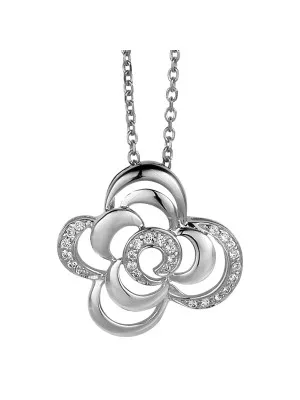 Argent Collier avec pendentif ZH-4864