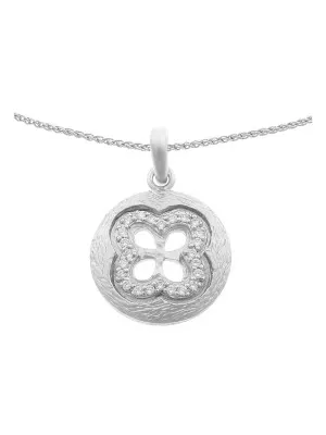 Argent Collier avec pendentif ZH-4870