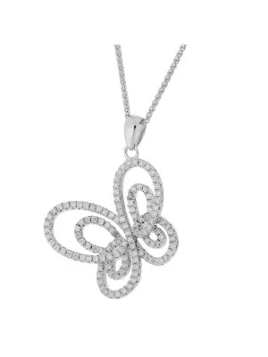 Argent Collier avec pendentif ZH-4883