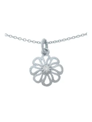 Argent Collier avec pendentif ZH-6017