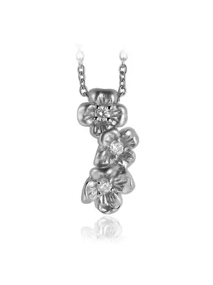 Argent Collier avec pendentif ZH-6018