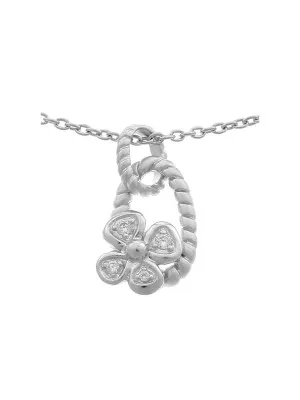 Argent Collier avec pendentif ZH-6020