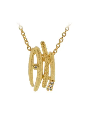 Argent Collier avec pendentif ZH-6022/2