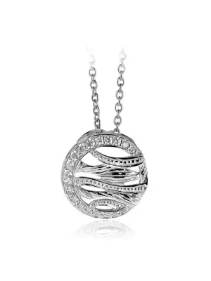 Argent Collier avec pendentif ZH-6031