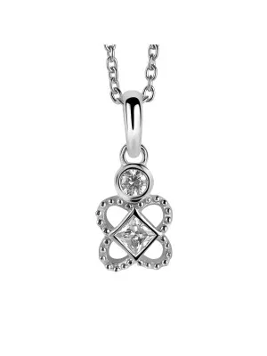 Argent Collier avec pendentif ZH-6032