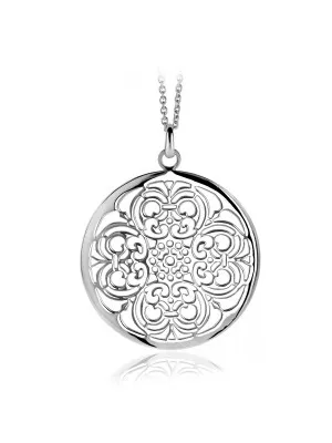 Argent Collier avec pendentif ZH-6034