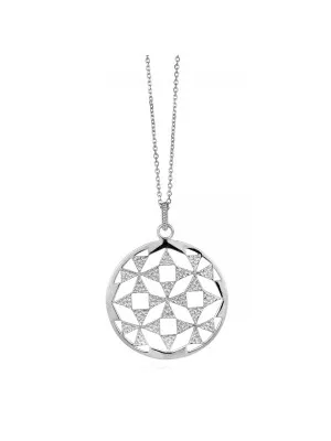 Argent Collier avec pendentif ZH-6037
