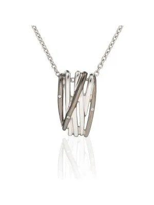 Argent Collier avec pendentif ZH-6038/2