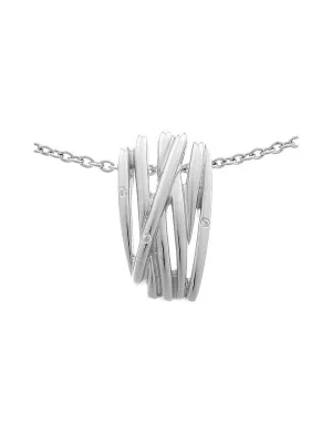 Argent Collier avec pendentif ZH-6038