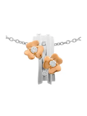 Argent Collier avec pendentif ZH-6039