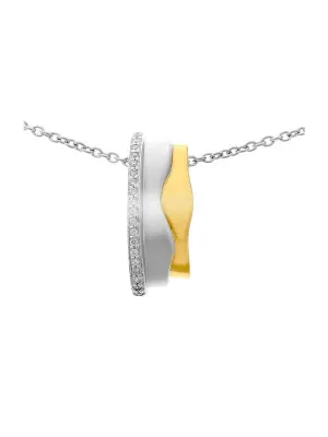 Argent Collier avec pendentif ZH-6042/1