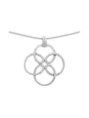 Argent Collier avec pendentif ZH-6085