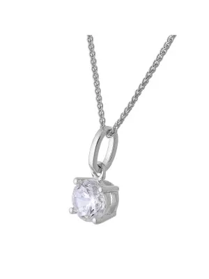 Argent Collier avec pendentif ZH-7010