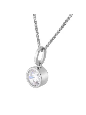 Argent Collier avec pendentif ZH-7011