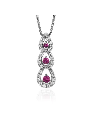 Eliah Argent Collier avec pendentif ZH-7045