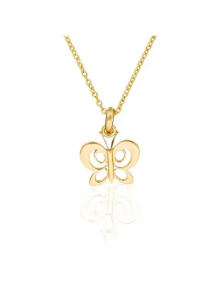 Butterfly Argent Collier avec pendentif ZH-7074/1