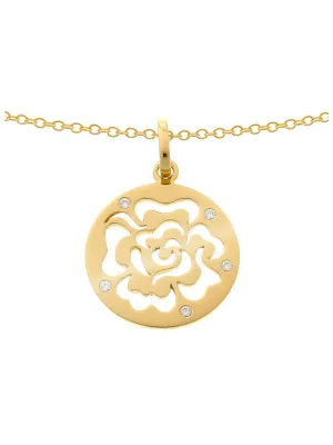Fiore Argent Collier avec pendentif ZH-7079/2