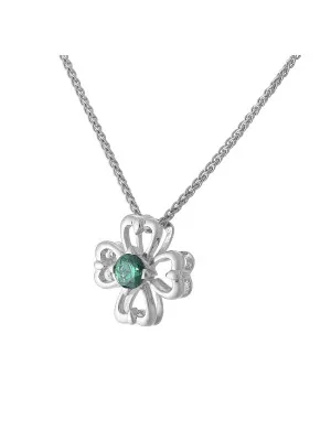 Saffina Argent Collier avec pendentif ZH-7081
