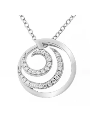 Elaine Argent Collier avec pendentif ZH-7084