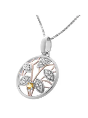 Oceane Argent Collier avec pendentif ZH-7090/1