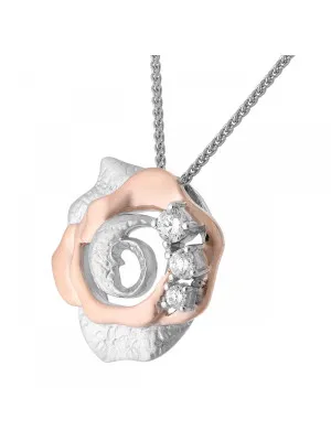 Ivory Argent Collier avec pendentif ZH-7091/1