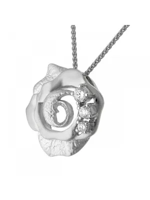 Argent Collier avec pendentif ZH-7091