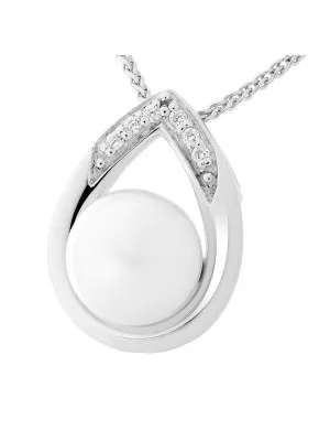 Aliana Argent Collier avec pendentif ZH-7115