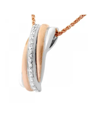 Joline Argent Collier avec pendentif ZH-7118