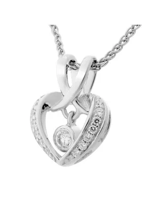 Loreta Argent Collier avec pendentif ZH-7126