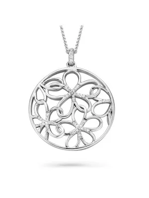 Argent Collier avec pendentif ZH-7216
