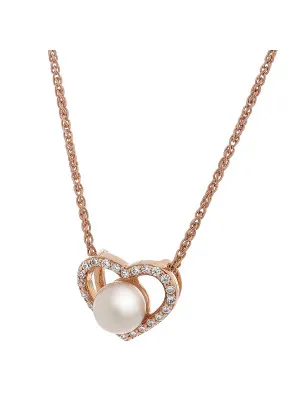 Alberte Argent Collier avec pendentif ZH-7233/RG