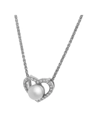Alberte Argent Collier avec pendentif ZH-7233