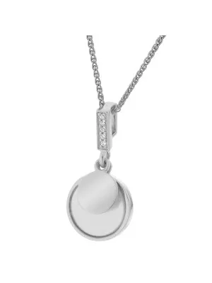 Isi Argent Collier avec pendentif ZH-7285