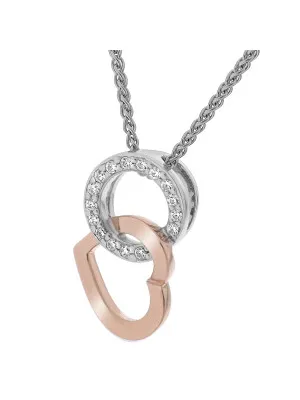 Ely Argent Collier avec pendentif ZH-7286