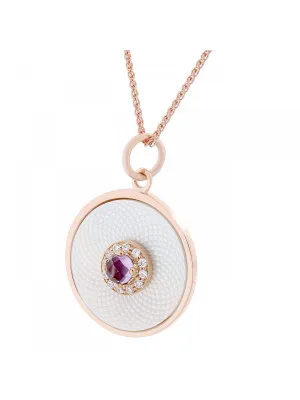 Fia Argent Collier avec pendentif ZH-7293