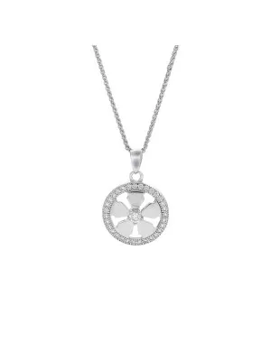 Argent Collier avec pendentif ZH-7298