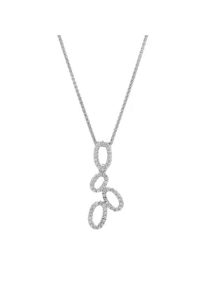 Argent Collier avec pendentif ZH-7308