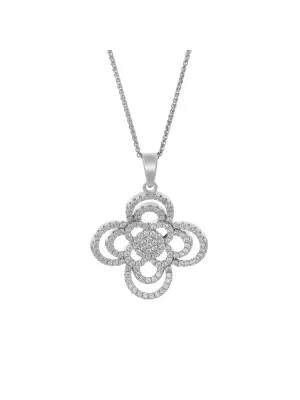Argent Collier avec pendentif ZH-7310